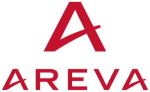 Le logo Areva secteur de l'énergie et métiers du nucléaire