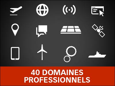 40 Domaines professionnels